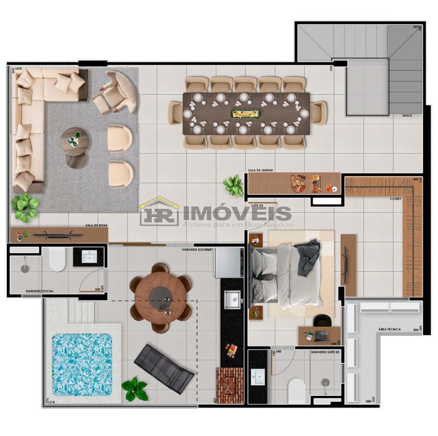 Apartamento à venda com 3 quartos, 85m² - Foto 21